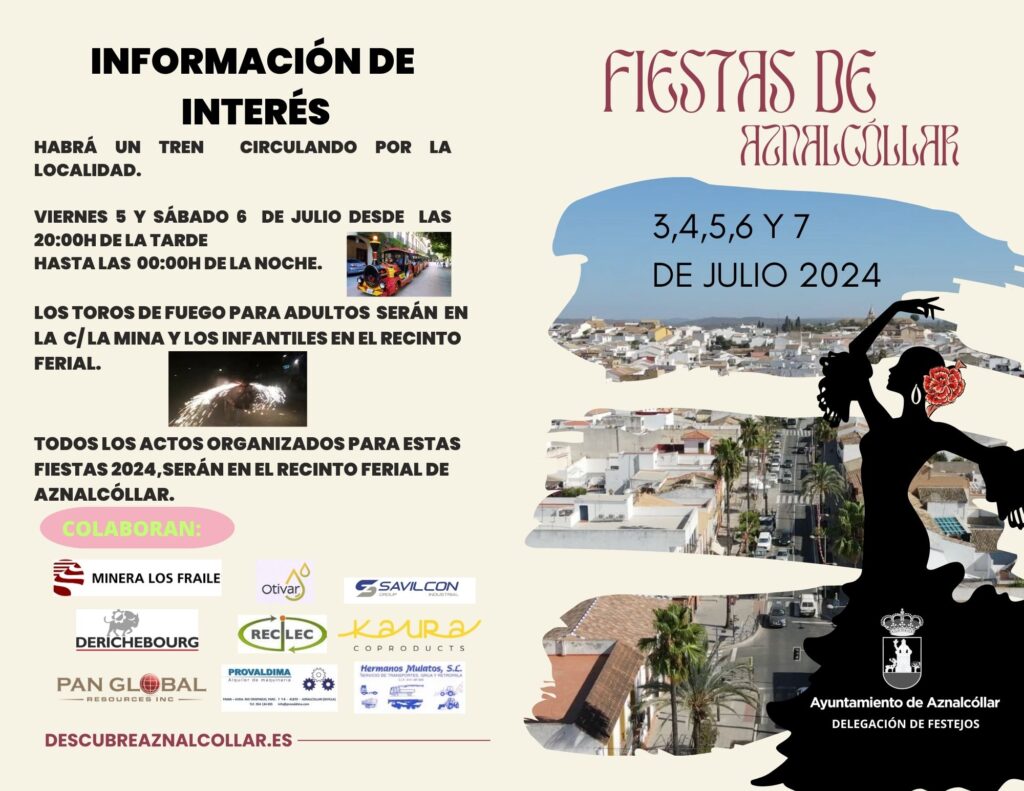 Presentación de la programación de las fiestas de Aznalcóllar 2024